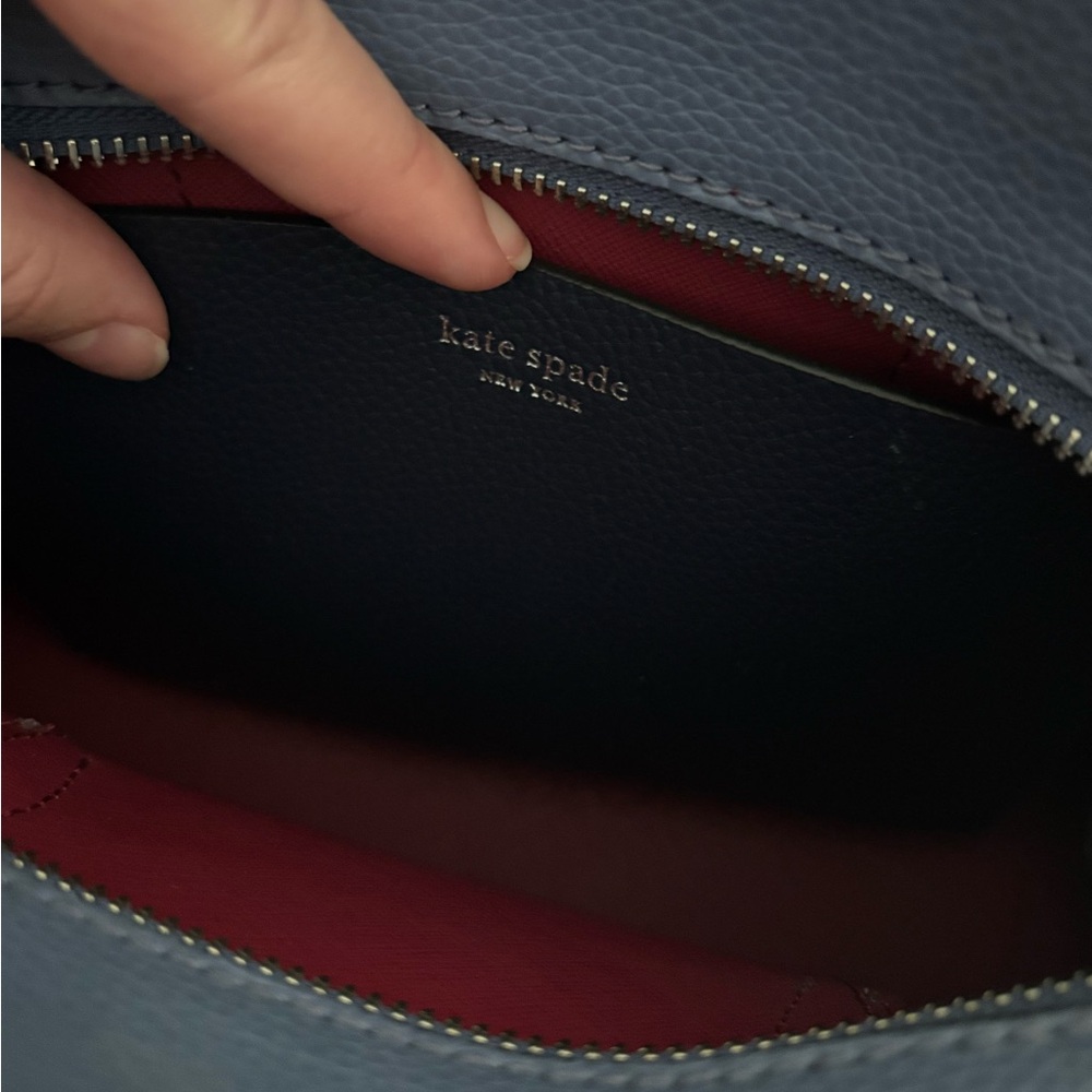 kate spade ♠️ Navy and Slate 2 Way Crossbody Bag with Hangtag - Picture 5 of 6